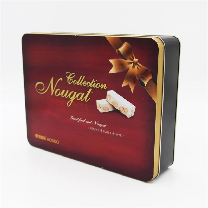 Embossed Chocolate Tin Container